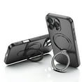 thumbnail image 2 of Nalacover for iPhone 16 Pro Max Invisible Stand Magnetic Case for Women Men,Compatible with MagSafe Charger,Shockproof Slim Support Car Mount Phone Case with All-inclusive Camera Lens Film,Black, 2 of 7