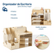 thumbnail image 4 of Organizador De Escritorio Para Oficina De Madera Clara, 4 of 5