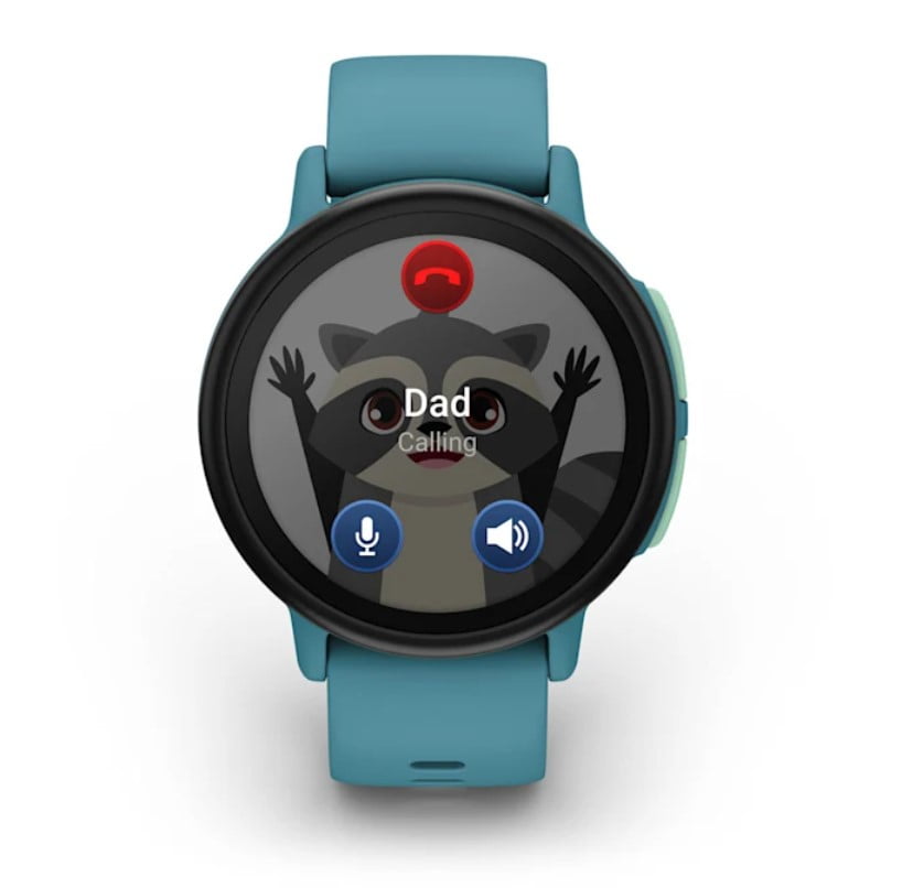 Garmin Bounce 2 Kids GPS Smartwatch, Turquoise Bundle