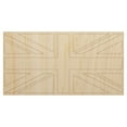 thumbnail image 1 of United Kingdom Flag Union Jack Wood Shape Unfinished Piece Cutout Craft DIY Projects - 4.70 Inch Size - 1/8 Inch Thick, 1 of 7