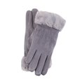 thumbnail image 1 of Gants de Sport d'Extérieur Chauds pour Femmes en Suède Épais Doublés de Molleton à Écran Tactile, 1 of 10