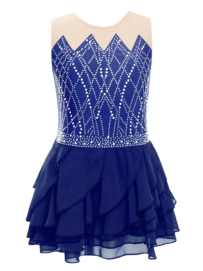 express chiffon halter maxi dress Blue Halter A Line Floral Chiffon Formal Prom Dresses With Ruffles Blue / 6 main image 0