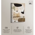 thumbnail image 2 of Soft Tans Canvas Midcentury Abstract Wall Art by Art Remedy, Gallery Wrapped, 20" x 30", 2 of 7