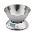 thumbnail image 2 of EeaseCA Digital Kitchen Scale 11lb/5kg Multifunction Accuracy Food Scale with Removable Bowl Tare Clock Temperature Indication, 2 of 5