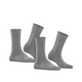 thumbnail image 2 of Falke Women's Socks, 2-Pack - Happy, Short Socks, Rolled Cuffs Grey 35-38 (Uk 2,5-5), 2 of 5