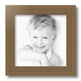 thumbnail image 2 of ArtToFrames 10" x 10" Honey Picture Frame, 10x10 inch Brown Wood Poster Frame (WOM-4459), 5 Pack, 2 of 7