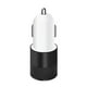 thumbnail image 1 of Methold 2.1A 1A Aleación 2 puertos USB de coche USB dual de carga inteligente universal para para teléfono móvil Android Electrónica Negro+Blanco, 1 of 6