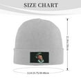 thumbnail image 3 of ZICANCN Ocean Fish Pollution Knit Beanie Hat, Winter Cap Soft Warm Classic Hats for Men Women, Gray, 3 of 8