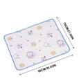 thumbnail image 3 of AuroraX Ice Silk Cooling Mat for Dogs Cats Pressure Activated Indoor Vibrant Non Gel Pet Cooling Mat for Cats Non-Toxic Cooling Pads for Dogs in Pets, 3 of 8