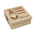 thumbnail image 1 of Gnome Sweet Gnome Home Striped Hat Square Rubber Stamp Stamping Scrapbooking Crafting - Small 1.25in, 1 of 7