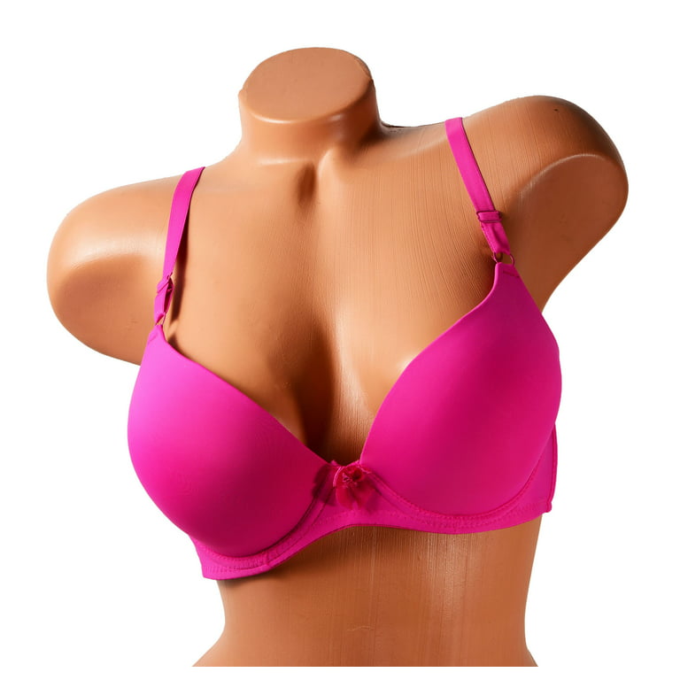 Buy Caracal Combo Padded Bra For Women Seamless Cotton Full Coverage Ladies  Girls B Cup Non Wired Detachable Straps 36B Pack of 6 Online at Best Prices  in India - JioMart.