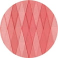 thumbnail image 1 of Ahgly Company Machine Washable Indoor Round Transitional Light Coral Pink Area Rugs, 4' Round, 1 of 7
