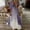 Purple, variant on Babysbule Women's Dresses Women's Summer Long Sleeve Smock + Dress Two Piece Set Long Dress Beach Maxi Dress