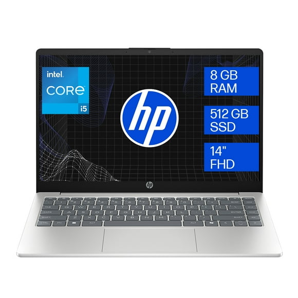 Laptop HP 14-ep0252la Intel Core i5 13a 10 núcleos 8GB RAM 512GB SSD Plateado Natural