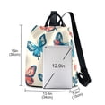 thumbnail image 3 of FORMRS Women's Travel Backpack Purse Anti-Theft Hidden Pockets Casual Shoulder Bag, Green Butterflies, 3 of 7