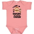 thumbnail image 3 of Inktastic Monkey I Love Hanging out with My Cousin Boys or Girls Baby Bodysuit, 3 of 5