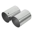 thumbnail image 5 of Worgeous  2 Pcs Stainless Steel Handrail Fittings Thickened Rack Bracket Flag Silver, 5 of 8