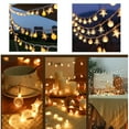 thumbnail image 6 of Globe String Lights for Bedroom, Decorative Christmas Lights, Mini Ball Star Lights 10Ft 20 LED Warm White USB Operated Fairy Lights for Valentine's Day Wedding Home Party Patio Garden Decor, 6 of 7