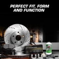 thumbnail image 6 of Hart Brakes Rear Brakes and Rotors Kit |Rear Brake Pads| Brake Rotors and Pads| Semi Metallic Brake Pads and Rotors| Hardware Kit and Brake Sensor - PHC1.31115.53, 6 of 7