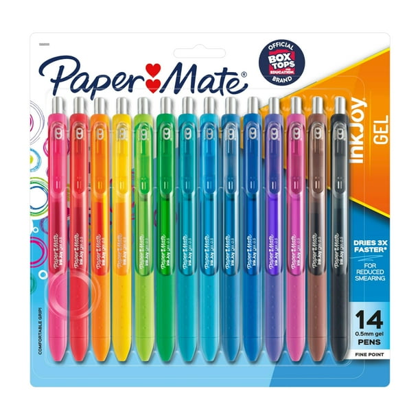 Paper Mate Inkjoy Pens Bolígrafos de gel Punta fina (0,5 mm) Surtido de 14 unidades