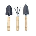 thumbnail image 1 of Cocotina Multifunctional Small Rake Shovel Garden Spade with Wooden Handle, 4 Piece, 1 of 8