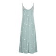 thumbnail image 5 of Taylonsss Womens Summer Dress V Neck Sleeveless Spaghetti Strap Floral Print Casual Beach Vacation Outfit, 5 of 5