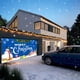 thumbnail image 5 of Uuiauoio Christmas Garage Banner Polyester Holiday Decorations Large Outdoor Indoor Party Backdrop Festive Scene Door Wall Hanging for Xmas New Year Seasonal Celebration, 5 of 6