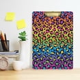 thumbnail image 6 of FMSHPON Fashion Colorful Leopard Print Clipboard Hardboard Wood Nursing Clip Board and Pull for Standard A4 Letter 13x9 inches, 6 of 8