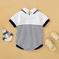 thumbnail image 2 of Newborn Baby Bodysuits Cotton Knitted Toddler Boys Girls Jumpsuit Outfit Short Sleeve Infant Children Clothing One Piece Overall, 2 of 5