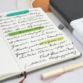 thumbnail image 4 of Cuaderno A5 verde con textura de tela y correa., 4 of 5