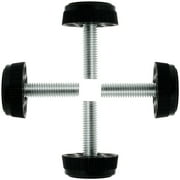 Uxcell M8x28x30mm Leveling Feet Adjustable Leveler Floor Protector for Furniture Desk Table Sofa Leg 4pcs