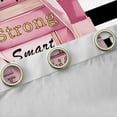 thumbnail image 4 of Manfei Pink Bowtie Perfume Blackout Curtains Set of 2 (52x84 Each),Romance Lipstick Window Curtains,Black Geometric Stripes Curtains and Drapes For Child,Microfiber Bedroom Decor, 4 of 6