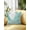 Green, Mint, White, variant on Outdoor Pillows Waterproof, Blue Grey Palm Leaves Throw Pillows with Inserts Included, Summer Tropical Plants Botanical Indoor Outdoor Decorative Lumbar Pillow for Bed/Couch/Patio 16"x16", 2Pcs