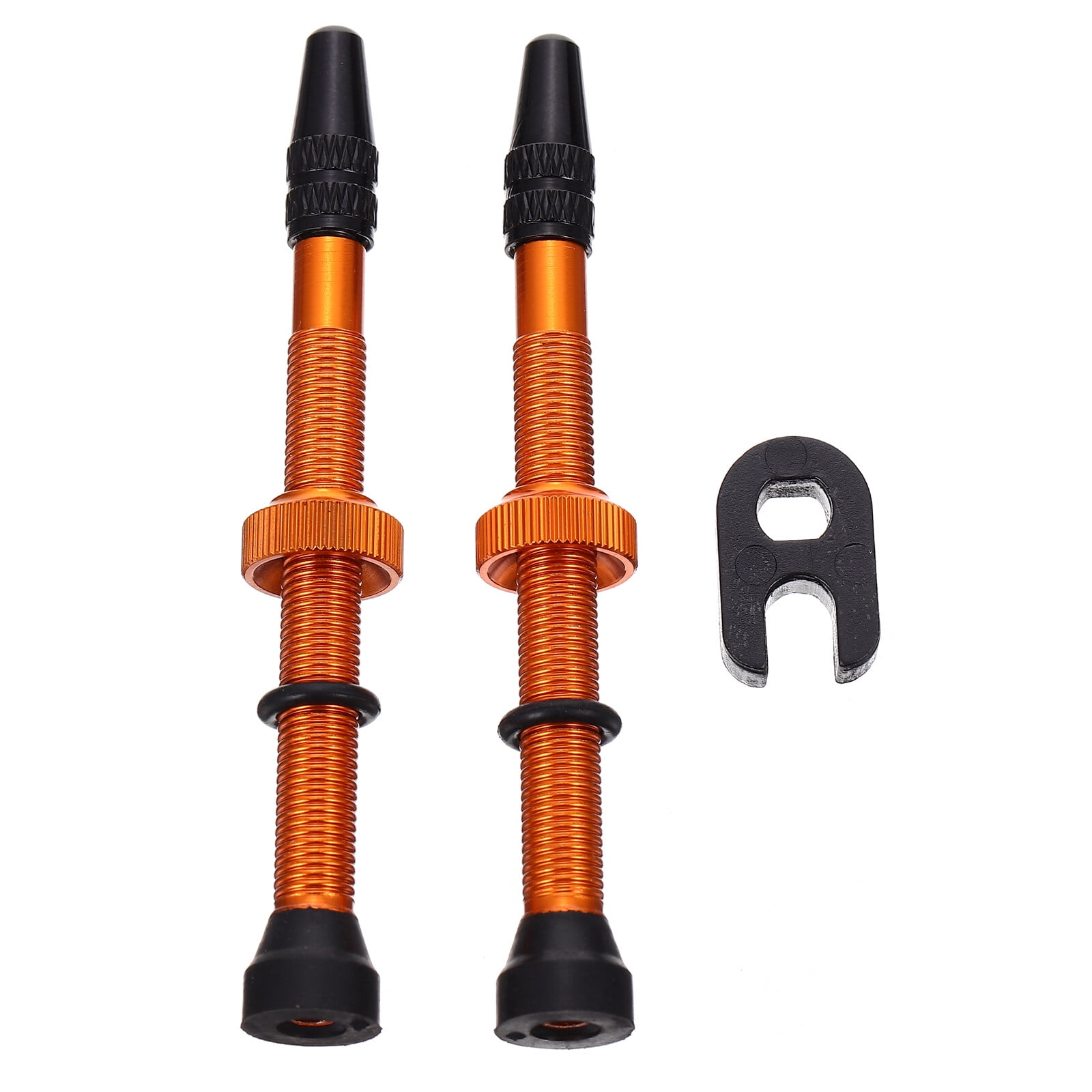 1 Pair Bike Tire Valves Stems Metal Tubeless Valves Stems Bike Tire