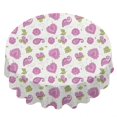 thumbnail image 2 of Pioneer Flower Floral Print Pattern Round Tablecloth 70"x70", Wrinkle Resistant Wipeable Table Cover for Kitchen Dining Room Picnic Patio and Party, 2 of 6