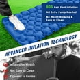 thumbnail image 5 of Waterproof Lightweight Camping Mat With Air Pillow Portable Air Mattress Waterproof Backpacking Sleeping Pad, 5 of 7