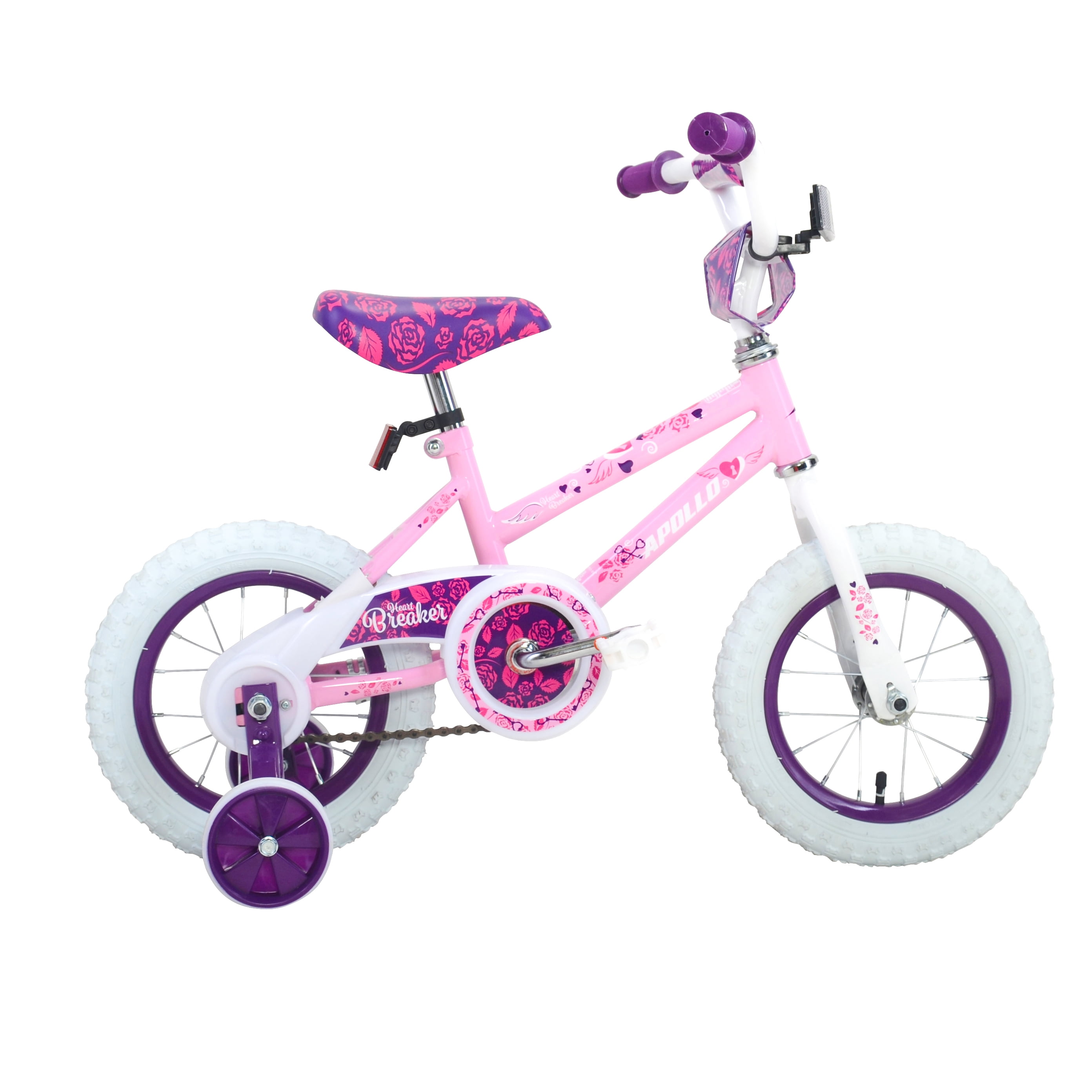 Apollo Heartbreaker 12 Kid s Bicycle Pink Walmart