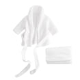 thumbnail image 1 of Newborn Bathrobe Pure Cotton Thickened Baby Photo Bathing Suits Photo Garment (White Suitable for 3-6 Month Baby), 1 of 3