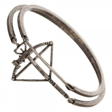 - Bracelet - Walking Dead - Metal Bow and Arrow New Licensed bv5idxwad