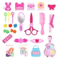 thumbnail image 4 of MUñeca de Cabeza de Estilo de Niña, Accesorios de Maquillaje Muñeca Juguete de Muñeca Divertida para Niños para la Fiesta Navideña, 4 of 7