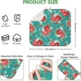 thumbnail image 4 of Dish Drying Mat Drainer Pads - Extra Large Microfiber Drying Mats for Dishes Kitchen Counter Super Absorbent Pads for Draining Racks (Green,16"x18" ), 4 of 7