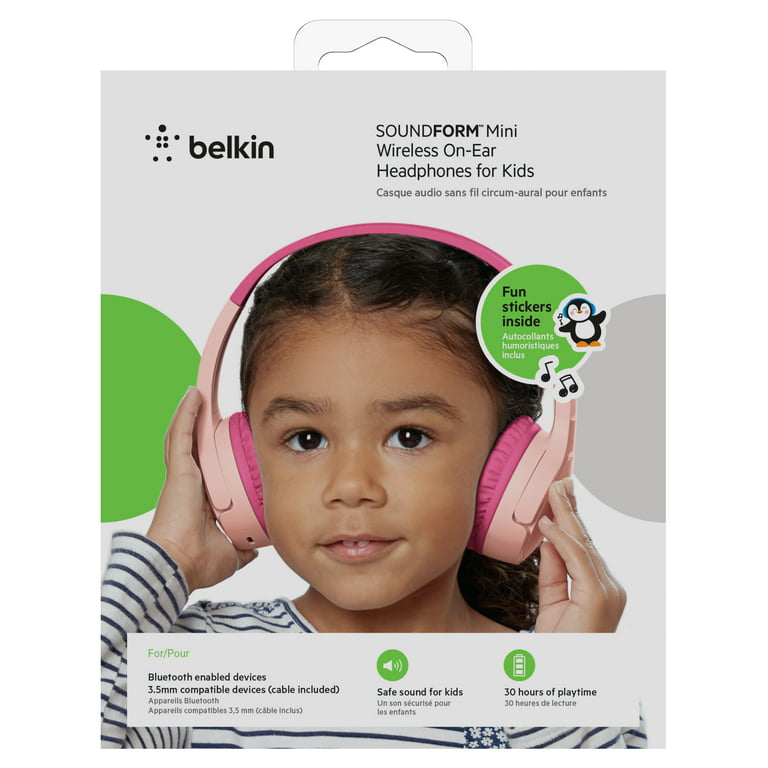 Comparer les prix : Belkin Casque audio sans fil SoundForm Mini