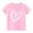 Pink, variant on Cethrio Kids Girls Casual Shirts- Crew Neck Printed Short Sleeve Fashion Cotton Girls Summer Clothes Blue Size 7 T