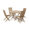 thumbnail image 2 of Anderson Teak Classic Bahama 5-Pieces Folding Dining Set, 2 of 2