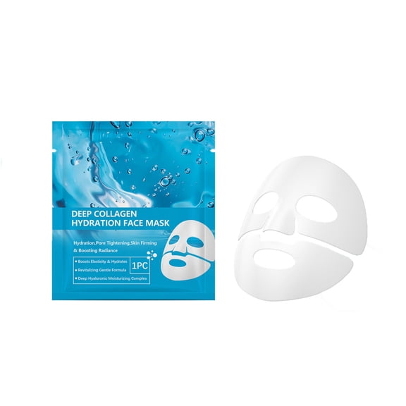 Vadktai Collagen Fill Up Mask - Hydrating Hydrogel Face Mask, Firming, Elasticity, Radiance, Anti-Aging Skincare - Self Care Gift for Women