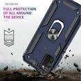 thumbnail image 2 of LEYI for Samsung Galaxy AO3S Case, Galaxy A03S Case(Not A03) 360 Metal Rotating Ring Kickstand Holder Armor Heavy Duty Shockproof Case for Samsung A03S Case, Blue, 2 of 6