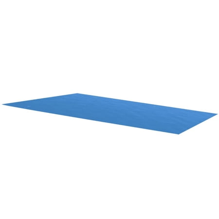 Anself 102 x 63 Inch Rectangle Above Ground Pool Cover and Lightweight & Easy to Install PE Blue