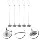thumbnail image 1 of WEUVEB 5Ud Soportes De Para Cuerda De Plata Para En Paredes Y Techos, 1 of 8