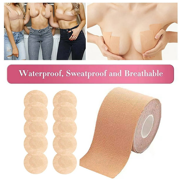 Mymisisa Bob Tape Nipple Cover Breast Lift Push Up Tape w
