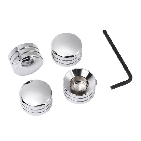 - TKOOFN 4 Pcs Head Bolt Cap Covers For Harley Sportster XL Twin Cam Big Twin 1340 Evo Chrome